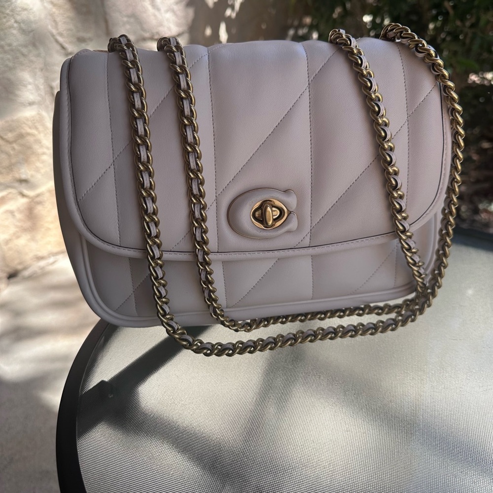 AUTHENTIC Coach Quilted Pillow Madison